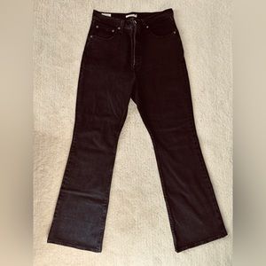 Levi’s black ribcage bootcut jeans. Size 31. Never worn.